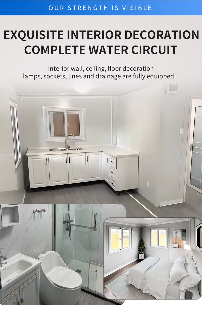 Contenedores Modified Into Portable Cabin House and Mobile Gym Containers