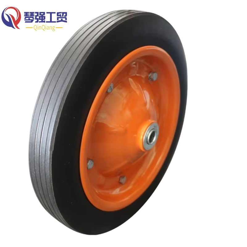 Durable 13X3 Inch Solid Rubber Wheel for Wheelbarrows