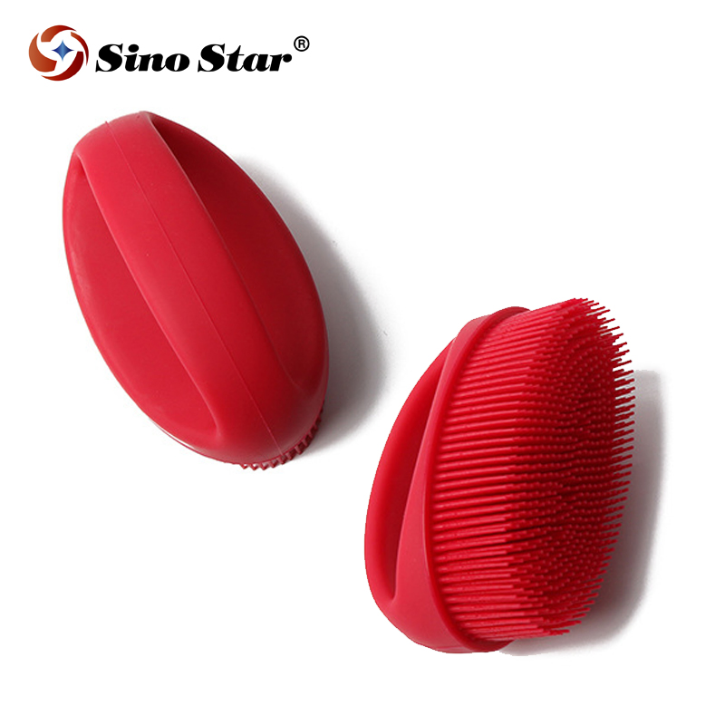 Rubber Pet Hair Removal Brush Car Seat Cushion Silicone Cleaning Brush Pet Hair Remover Sp00778