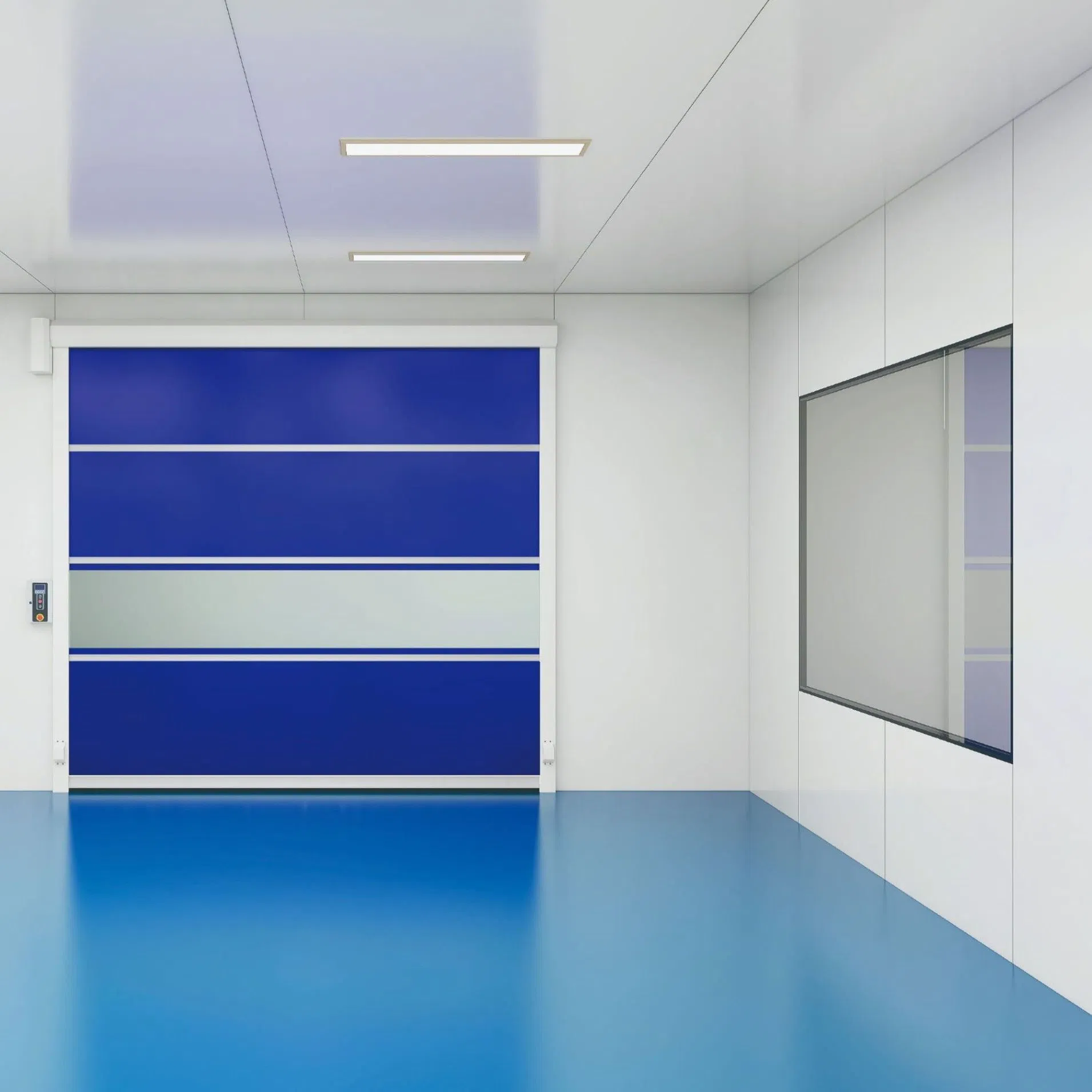 PVC High Speed Rapid Rolling Shutter Door