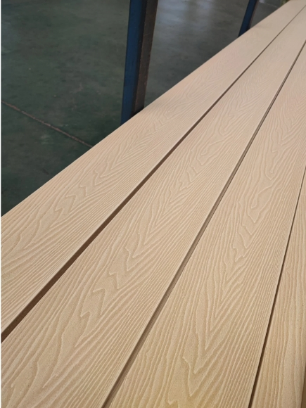 Waterproof Wood Flooring Composite 3D Embossed Customized WPC Decking