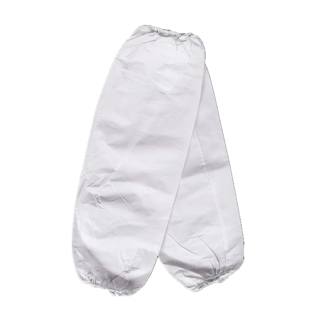 Free Sample Disposable Use Oil-Proof Waterproof Microporous Film Oversleeves for Kitchen/Factory/House Use MP Armsleeves