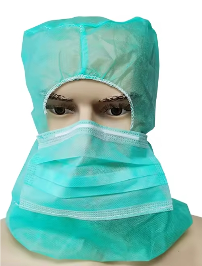 Disposable Non Woven Astronaut Cap Head and Mouth Cover with Universal Size