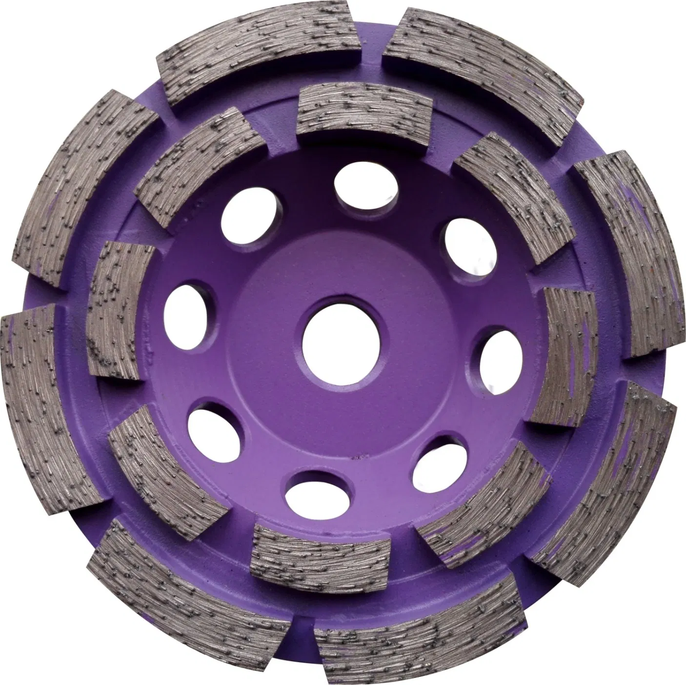 5" Inch Double Row Diamond Grinding Cup Wheel Arbor for Concrete Brick