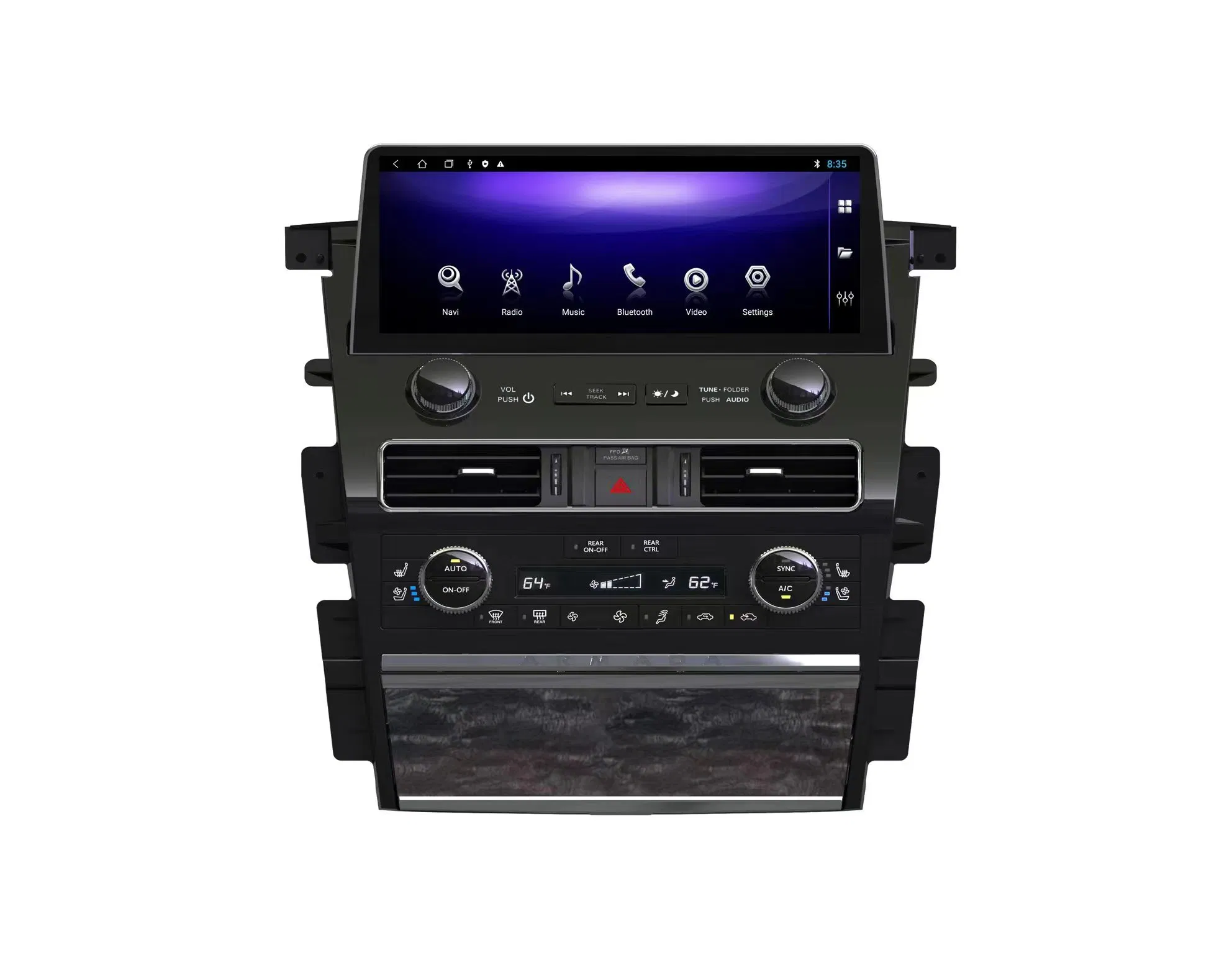 Автомагнитола Android с CarPlay для Nissan Patrol Y61 2010-2021