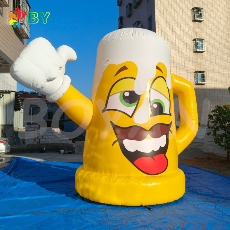 Inflatable Beer Cup Balloon Giant Inflatable Bottle for Birthday Party Decoration Advertising Inflatables