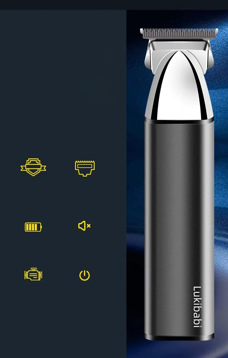 Low Noise Hair Trimmer Electric Rechargeable Hair Clippers Barbers