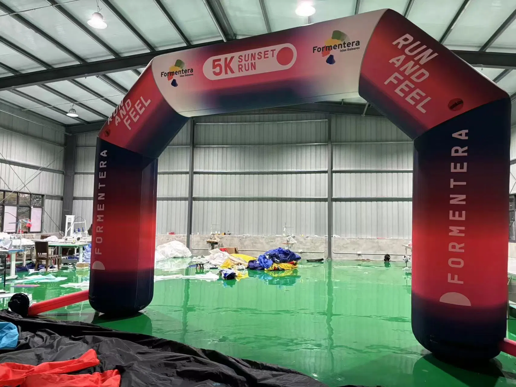400d Custom Inflatable Archway with Feet for Outdoor Events