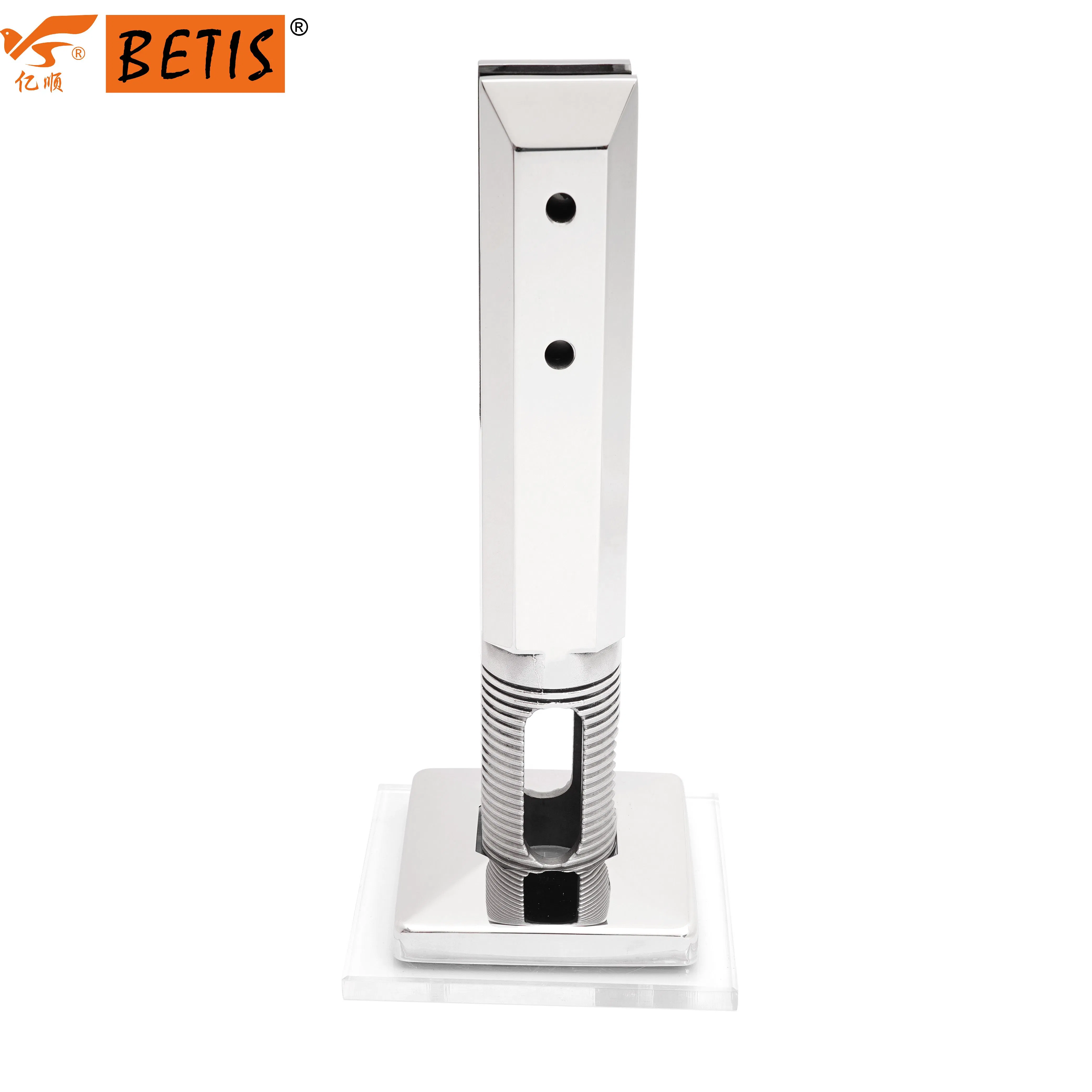 2205-Grade Stainless-Steel Handrail Balustrade Swimming Pool Windscreen Glass Fence Clip Spigot