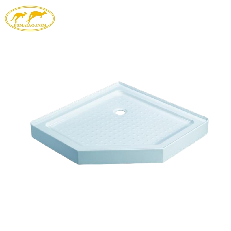 Wide-Size Options Two-Sided Water Australian Standard Retaining Diamond Shower Tray