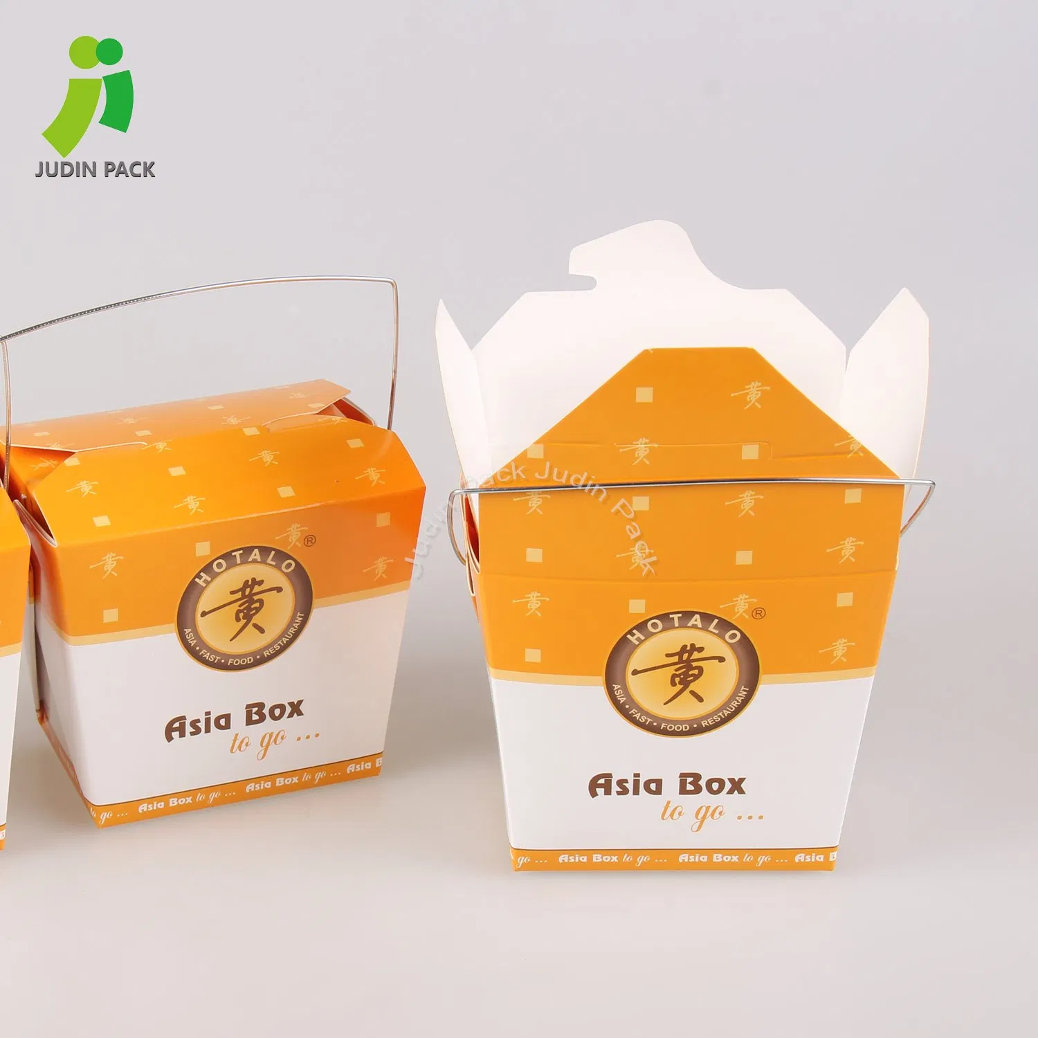 Custom Printed Food Grade Disposable Take Away Paper Noodle Box