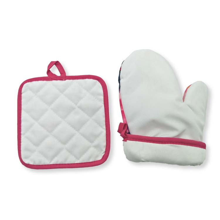 Factory Price Custom Print Kitchen Cotton Oven Mitts