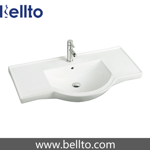 1200mm Wide Ceramic Cabinet Wash Basin for Bathroom Vanity
