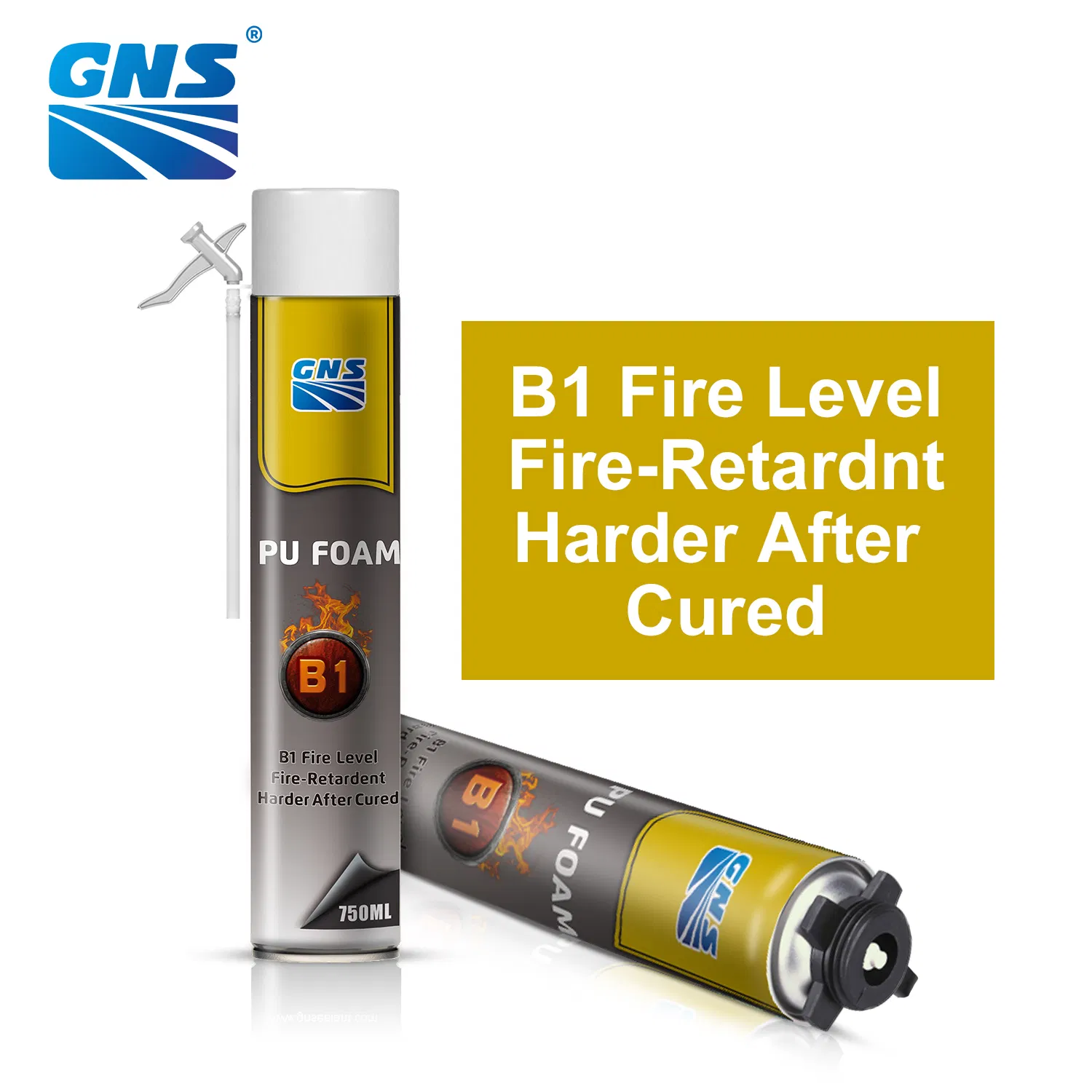 Gns Chinese Factory B1 Grade Fire Rated Retardant PU Polyurethane Foam for Fireproof Doors Windows