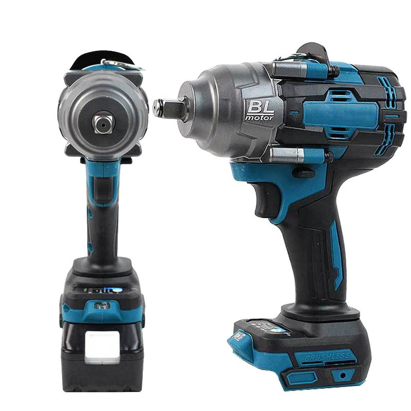 1000 High Torque Auto Repair Wrench Cordless Electric Impact Wrench Set 21V Brushless Motor Auto Repair Tools