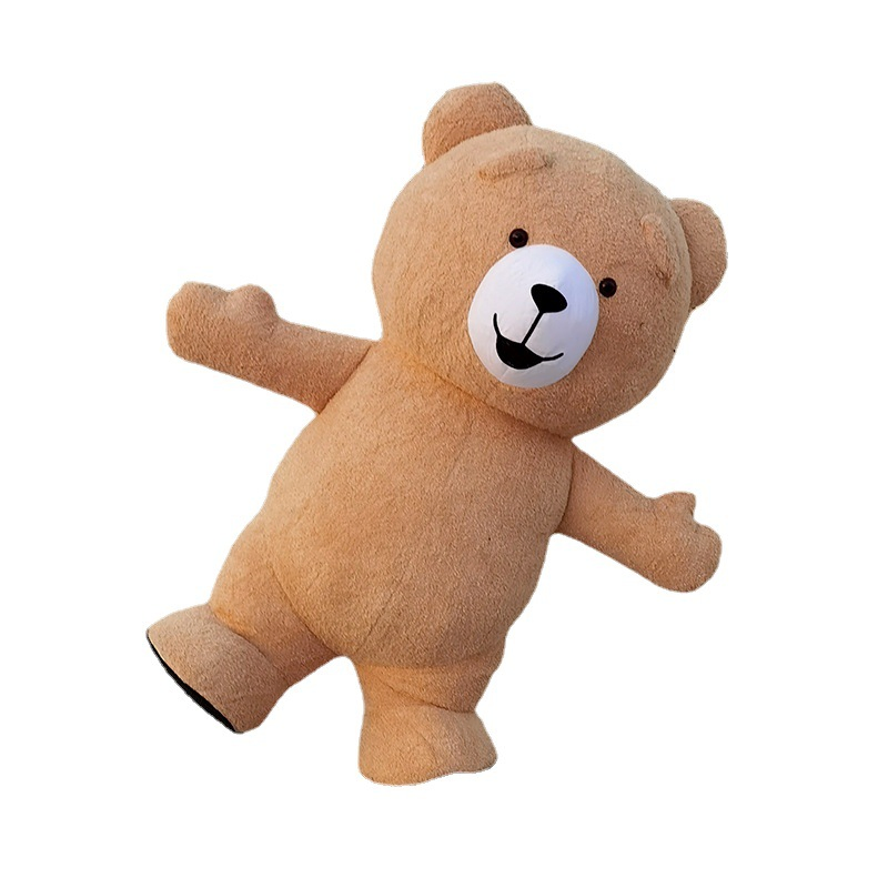 Teddy Bear Simulation Costume Inflatable Bear Walking Wearing Doll Costume