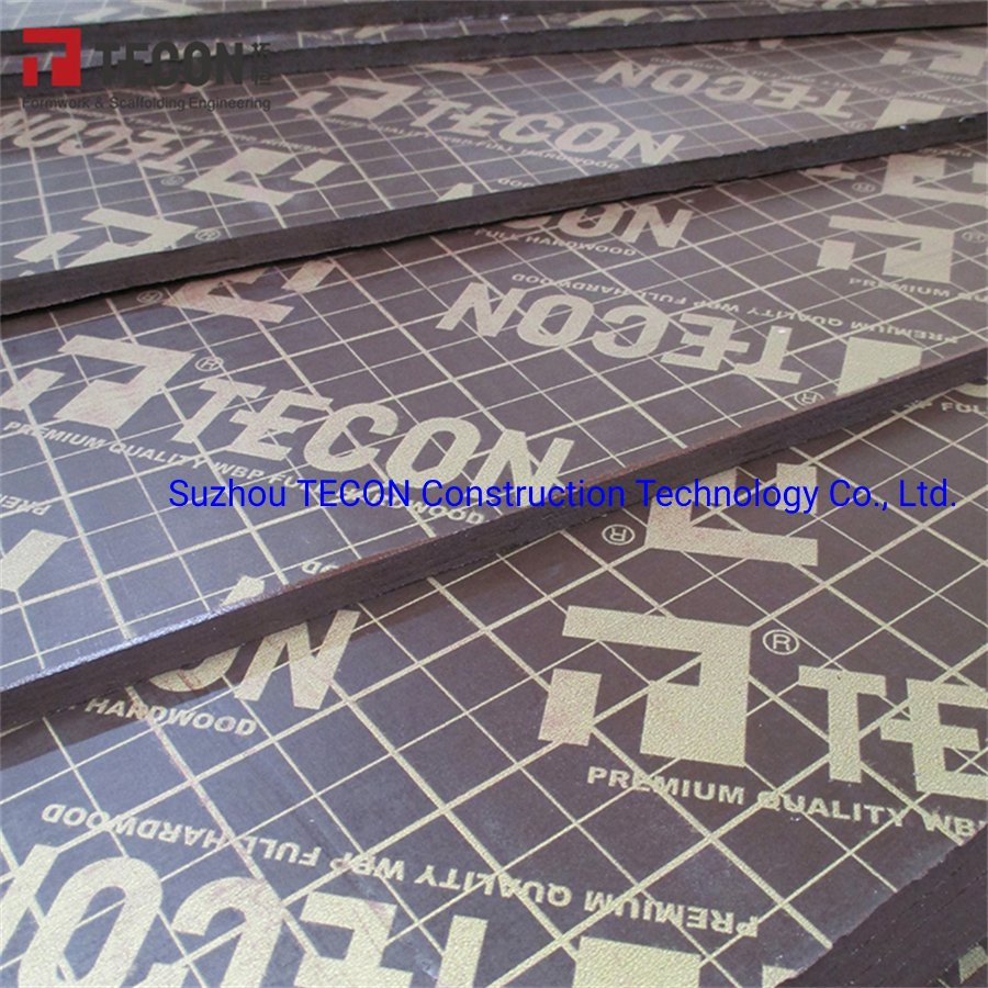 Tecon Good Price Brown Good Quality Construction Plywood/ Brown Film Faced Plywood
