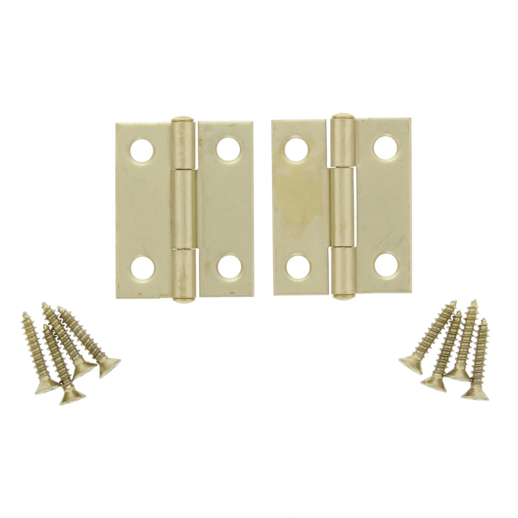 Factory Supply Utility Hinge Metal Hinge Brass Plated 1.5inch 2pak Per Set