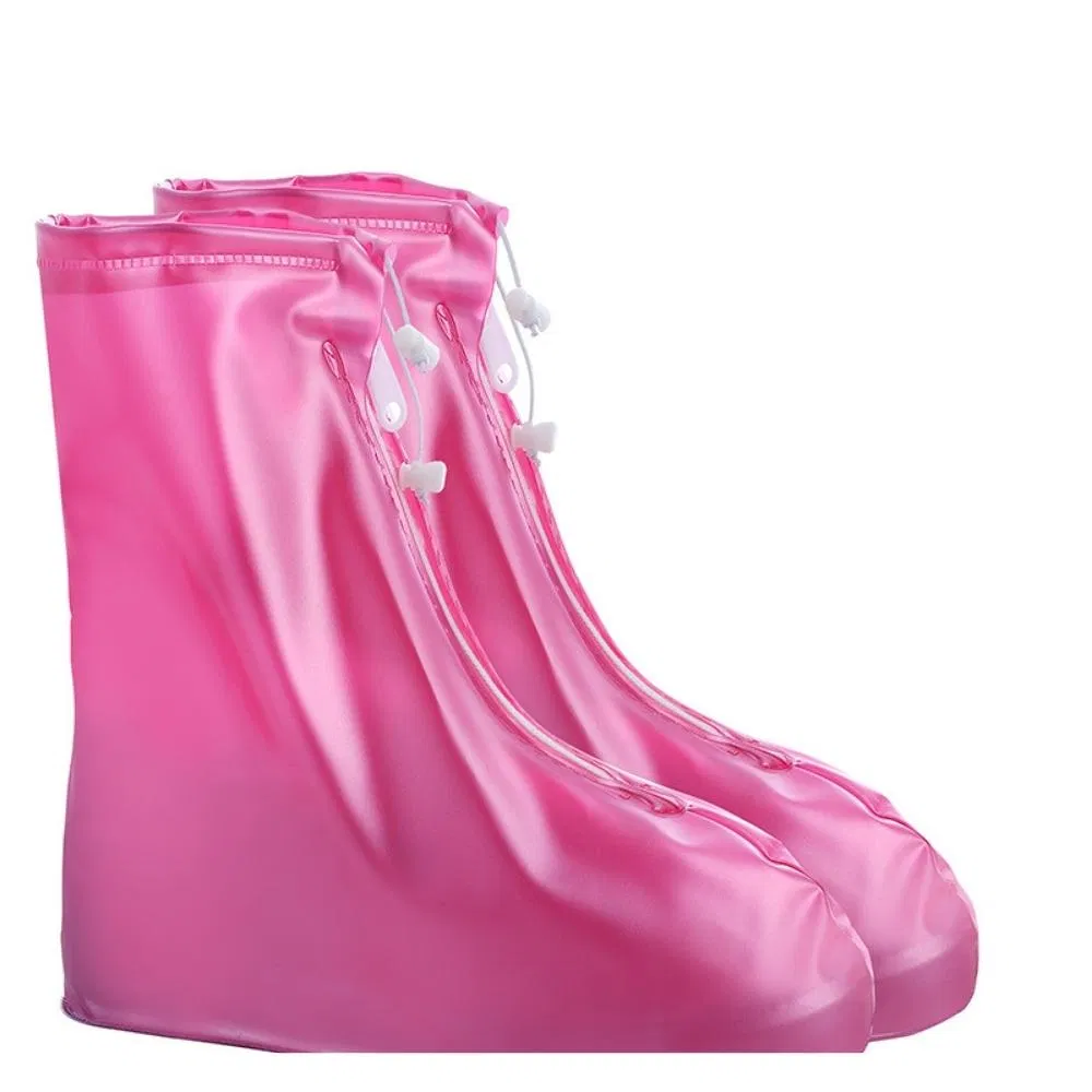 Anti-Slip Silicone Rain Shoe Cover Reusable Ankle Length Rain Boots Wyz20348
