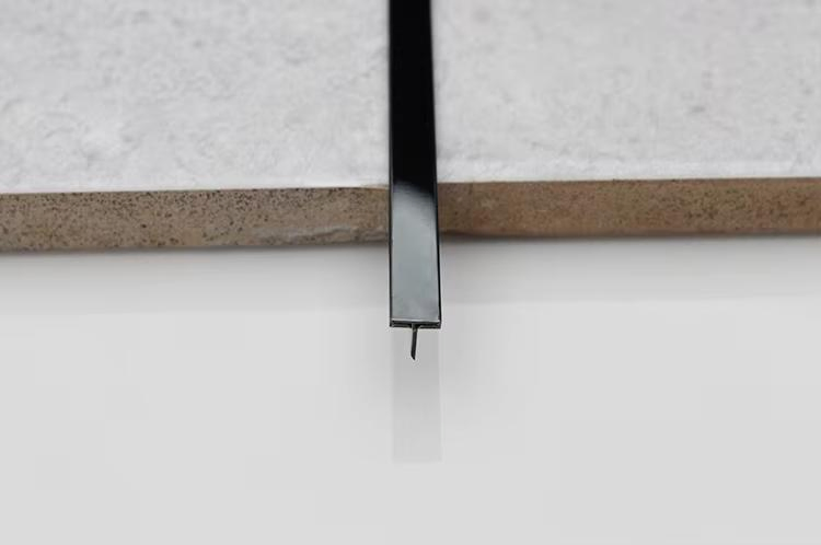 India 201 304 T Patti Wall Transitions Stainless Steel T-Shaped Edge Trim Strip for Skirting Line
