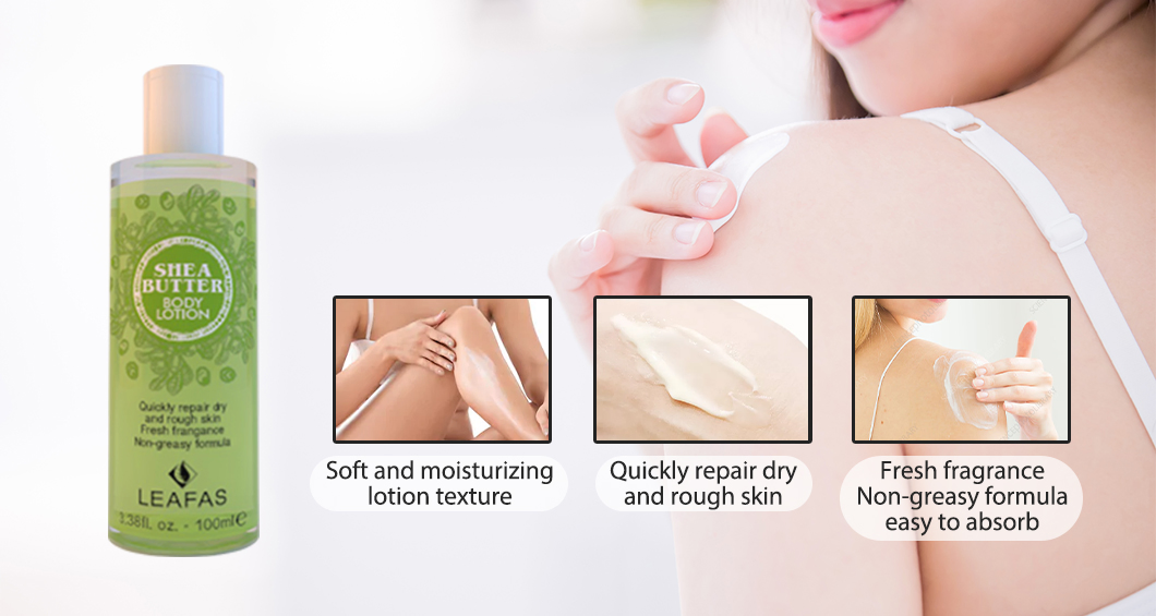 Wholesale OEM 100ml Organic Private Label Best Skin Care Shea Butter Body Lotion