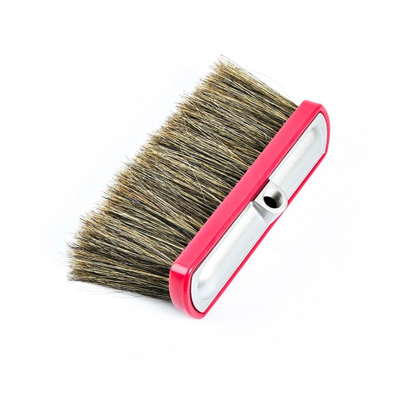 Natural Soft Hog's Hair Soft Bristle Car Wash Brush with Aluminum Head