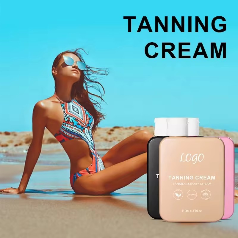 OEM ODM Skin Tan Lotion Body and Face Bronze Skin Sunless Indoor Lotion Self Tanning Cream