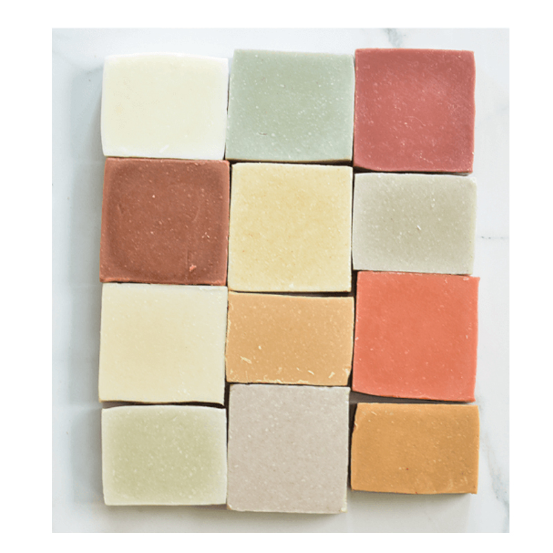 OEM Natural Handmade Coconut Oil Exfoliating Beard Care Soap for Man