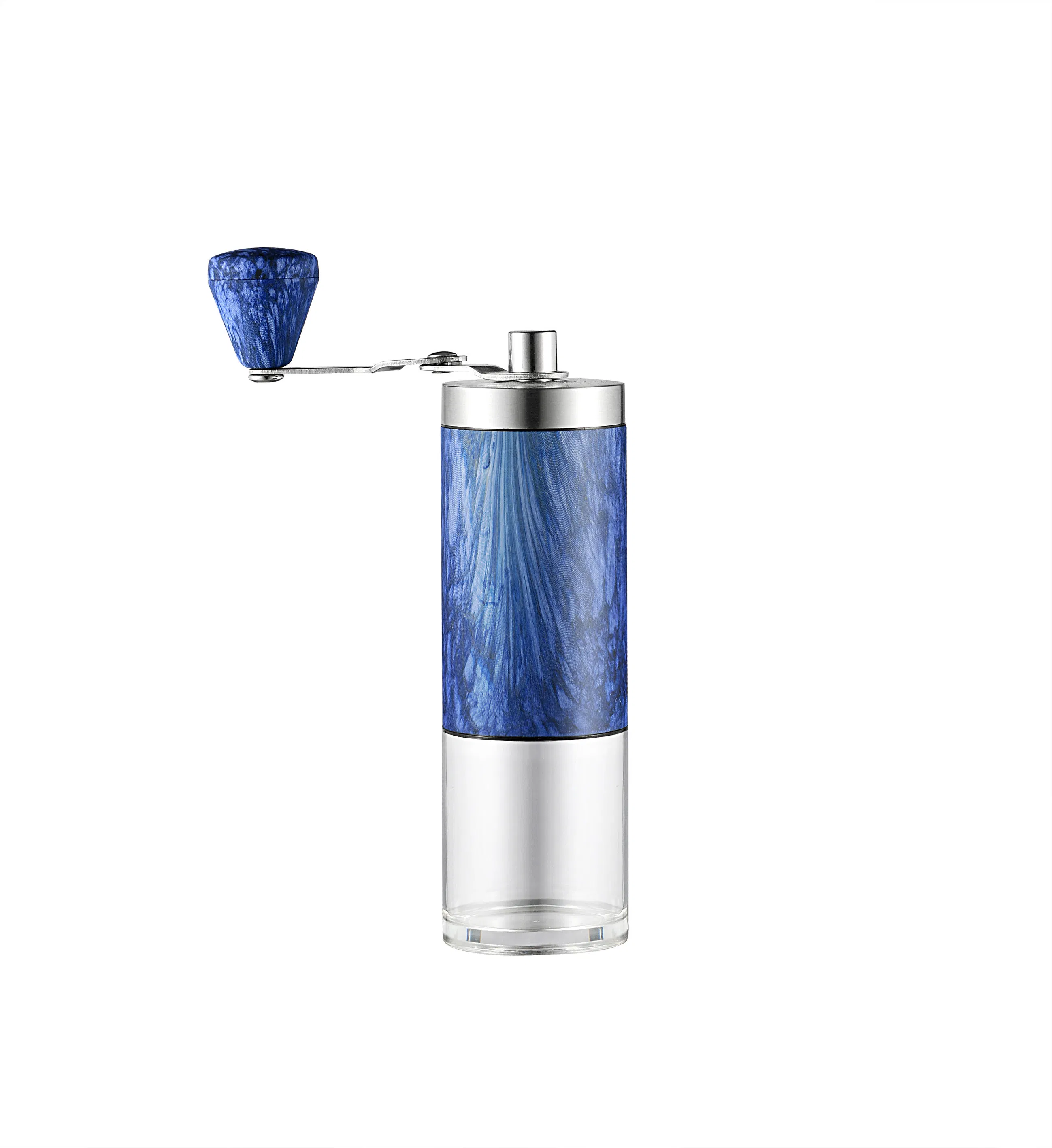 Hand Portable Stainless Steel Mini Travel Coffee Bean Grinder Burr Handheld Manual Coffee Grinder Adjustable