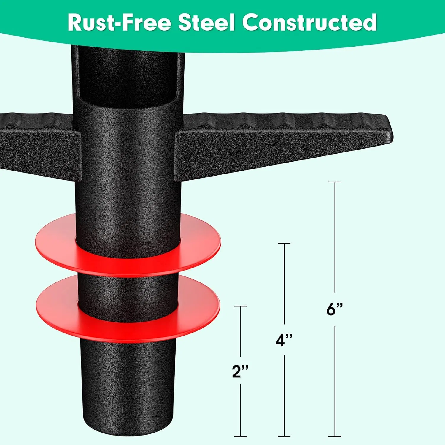 Bulb Planter Tool - Long Handle Bulb Planter with Adjustable Depth, SOD Plugger Gardening Tool for Planting Bulbs and More