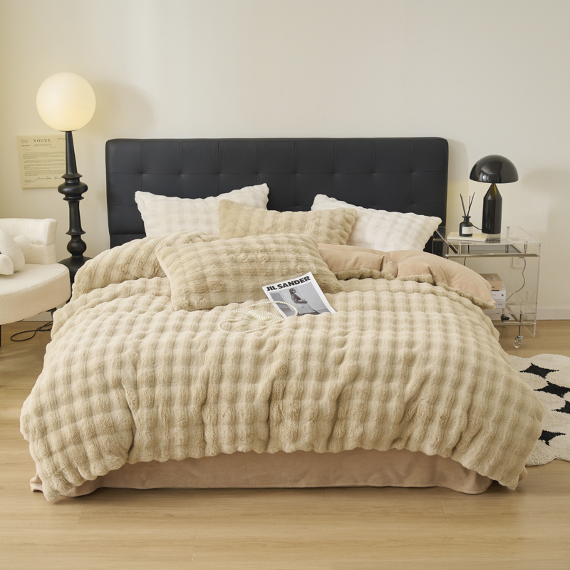 Wholesale Bed Sheet Luxuary Comforter Set Fleece Cover Duvet Sets