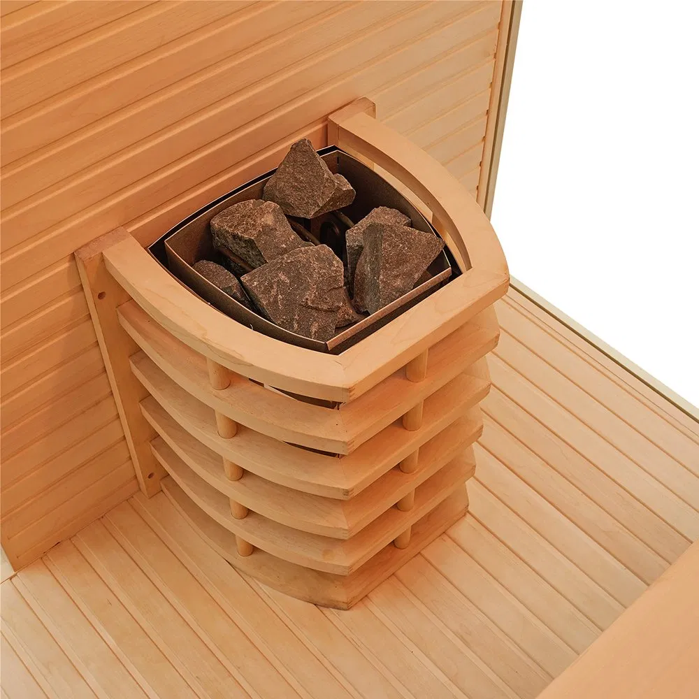 Инфракрасная сауна-бочка из красного кедра на 2 персоны