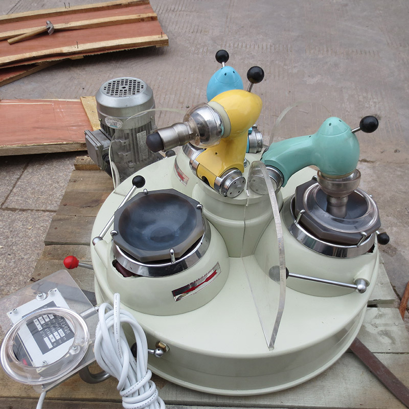 Automatic Grinding Machine Lab Grinder Mill with Three Grinder Heads