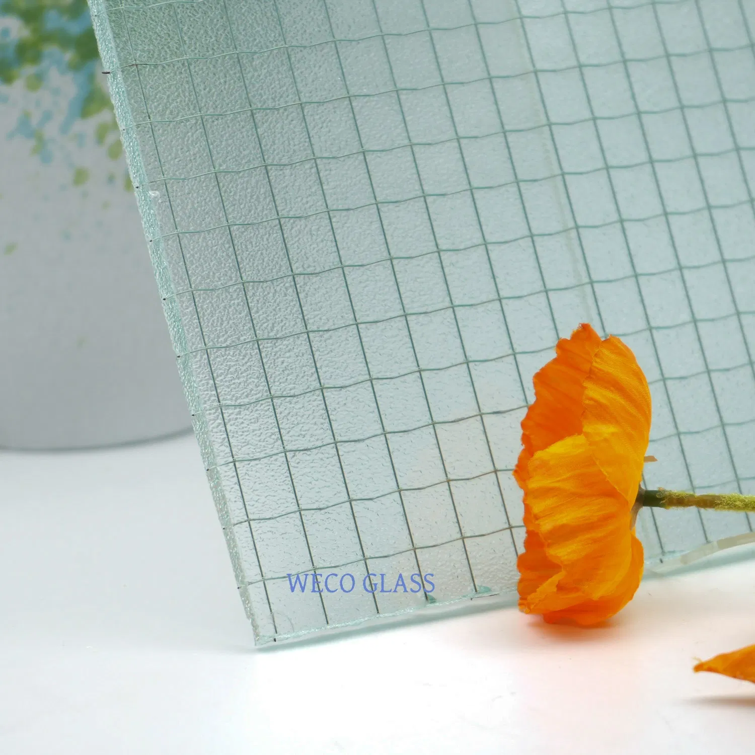 8mm Thickness Excellent Grade Molding Precision Clear Pattern Glass Figured Glass