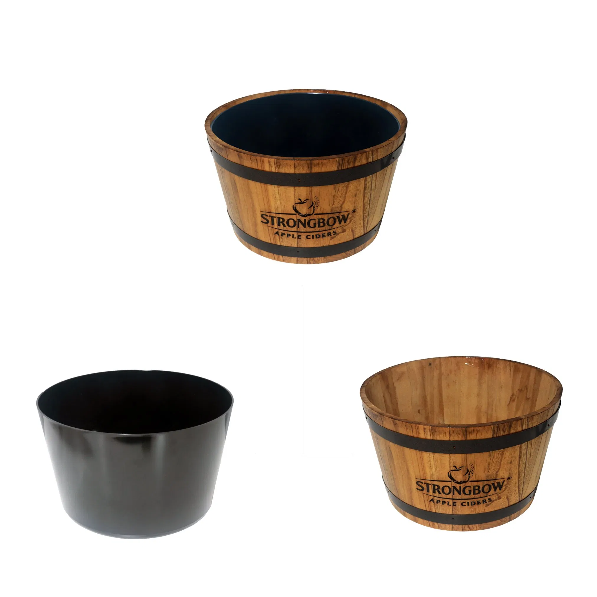 Durable Multipurpose Excellent Insulation Practical Choice Wooden Ice Bucket for Mellow Corn Michael Collins Midleton