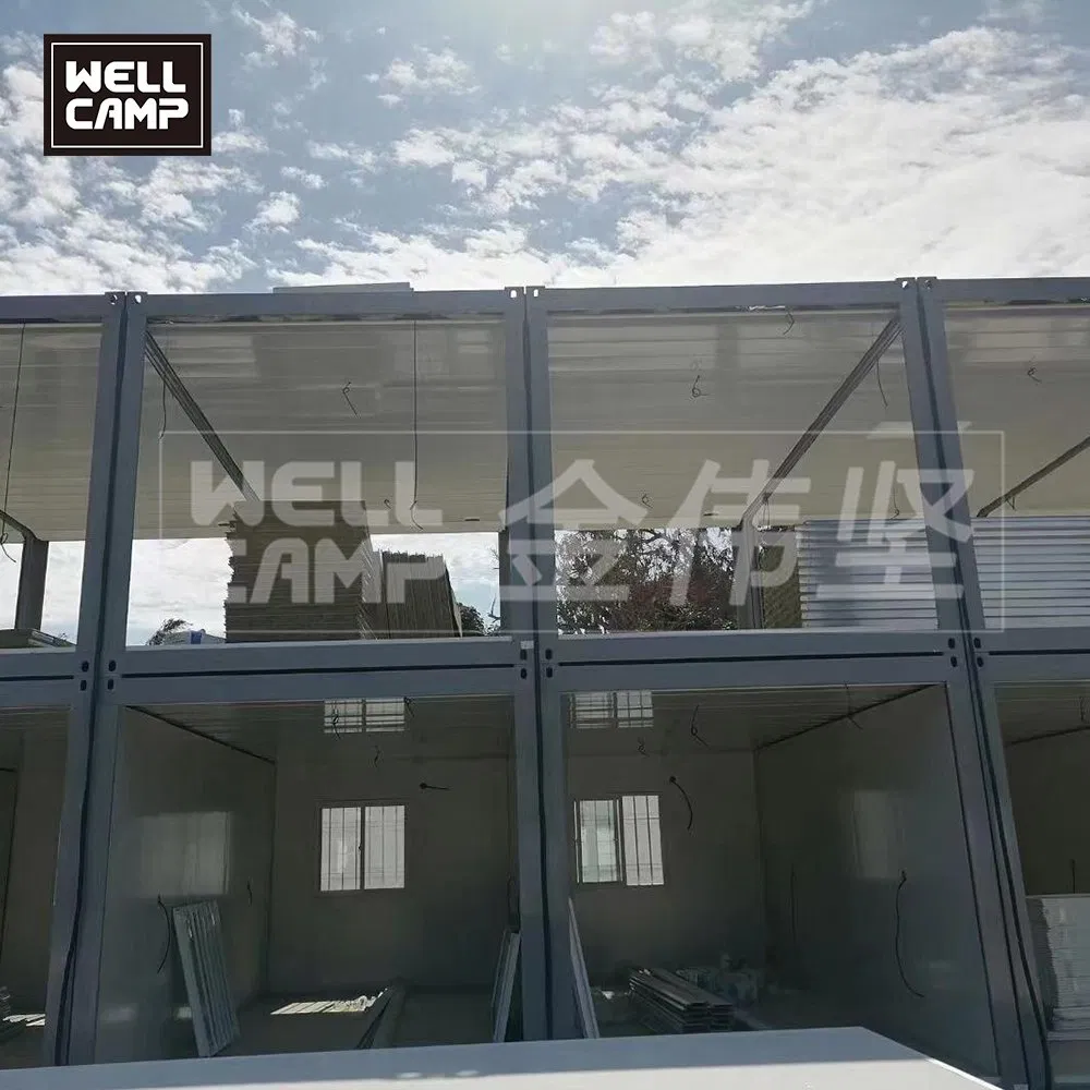 Wellcamp Movable Hotel Dormitory Shipping Flat Pack Container Camp