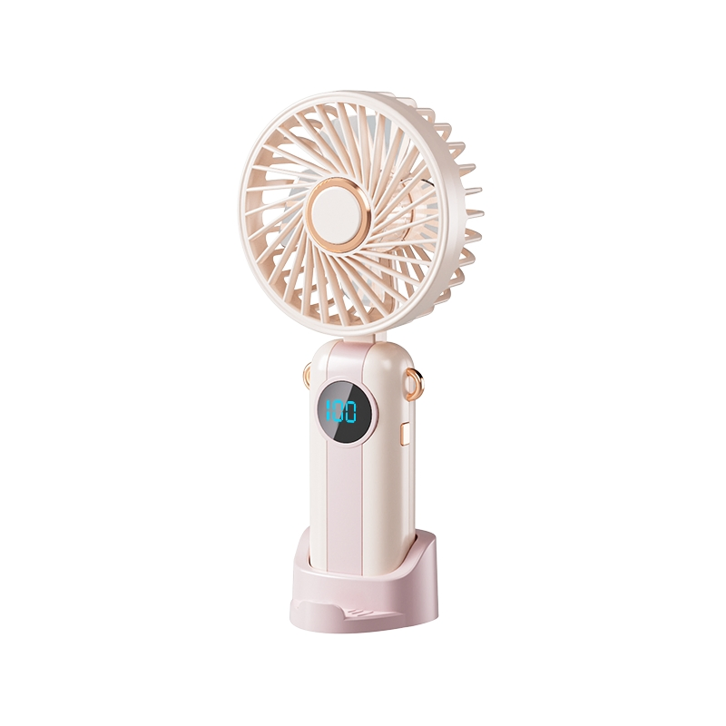 New Summer Color Small Fan Outdoor Handheld USB Charging Portable Mini Folding Desktop Fan