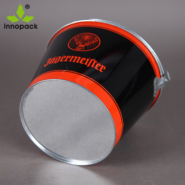 5L Tin Metal Wine Chiller Silver Champagne/Beer Bucket Ice Bucket