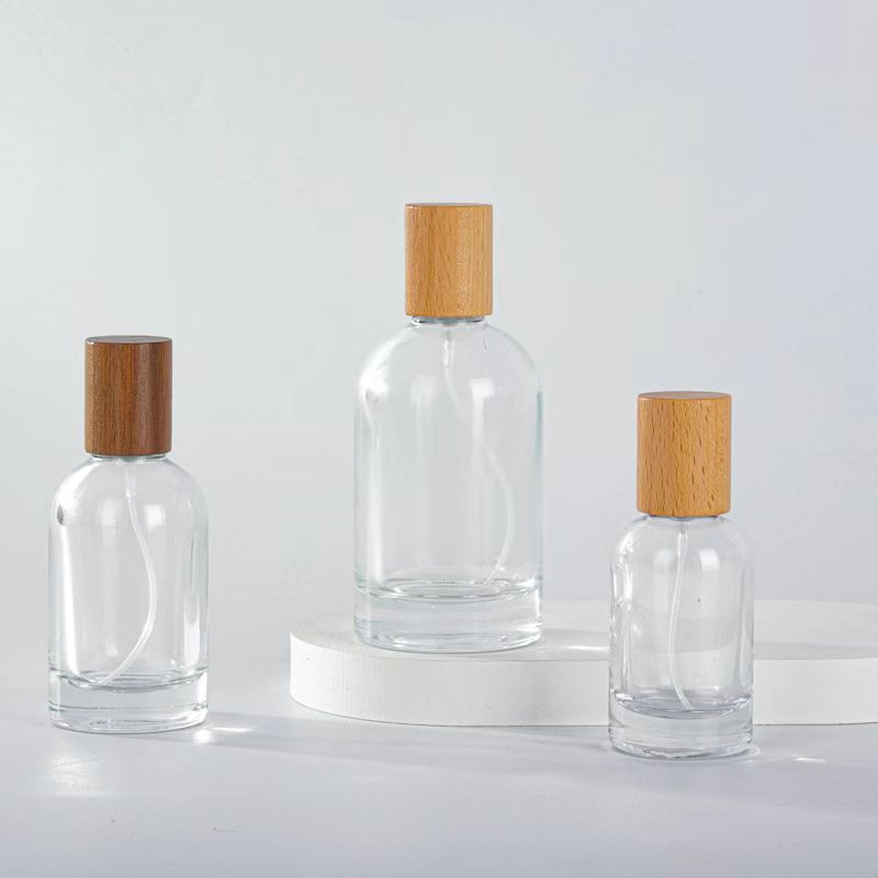 Premium 50ml and 100ml Clear Perfume Bottles Gift Packaging