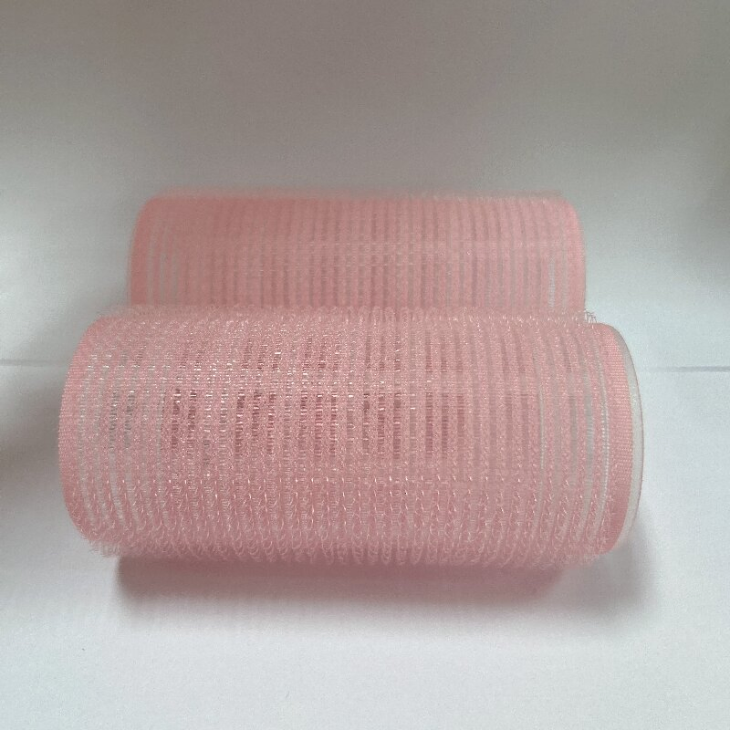 Прозрачные бигуди с цветным сердечником на клейкой основе