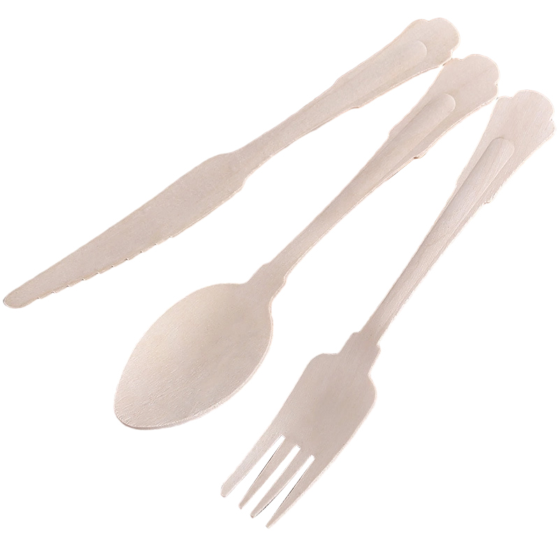 Biodegradable Disposable Cutlery Luxury 202mm Wooden Knife