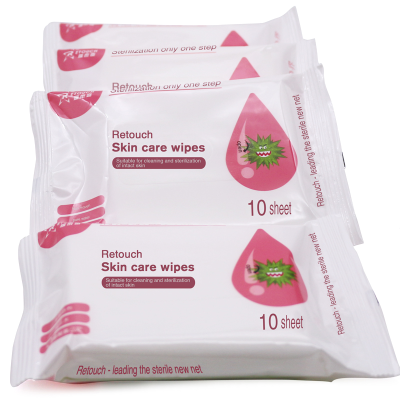Skin Care Wet Wipe Disinfectant Chlorhexidine Gluconate Disinfectant Towelettes 10 PCS/Pack