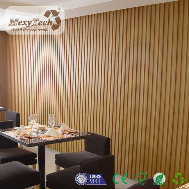 Hotel Decoration Cost-Efficient Eco-Wood Ceiling 100*25mm