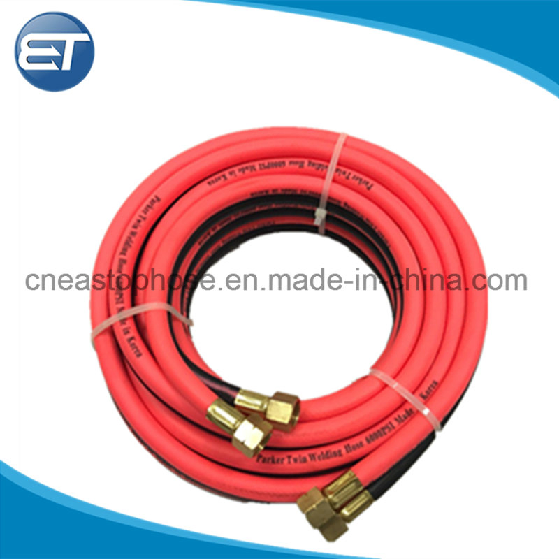 PVC Twin Welding Hose for Air, Gas, 6000psi