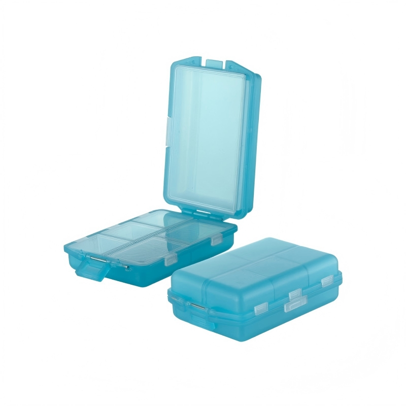 Factory Outlet Wholesale 6 in 1 PP Plastic Portable Pill Case