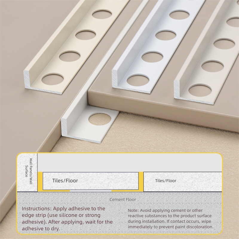 Durable Heavy-Duty Metal Schprofile Trim for Premium Tile Installation