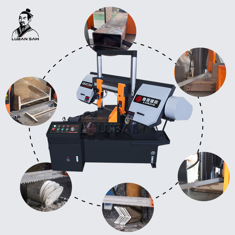 Станок ленточнопильный полуавтоматический угловой резки 60° GB4230X