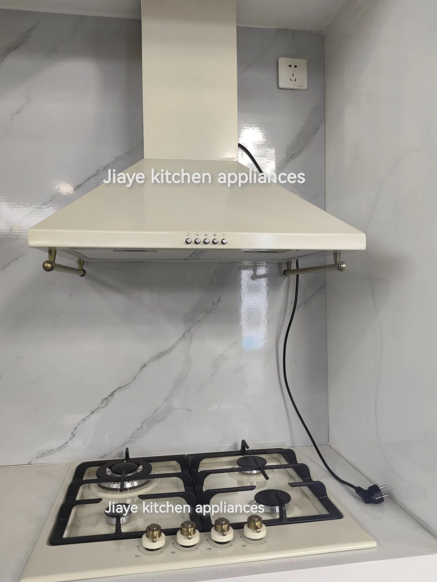 Tower Shape Home Kitchen Chimney Stainless Steel Range Hood with Carbon Filter