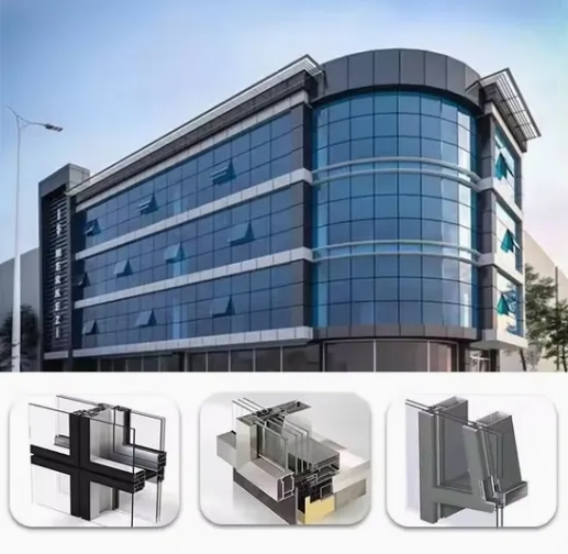 Point-Supported Glass Curtain Wall System