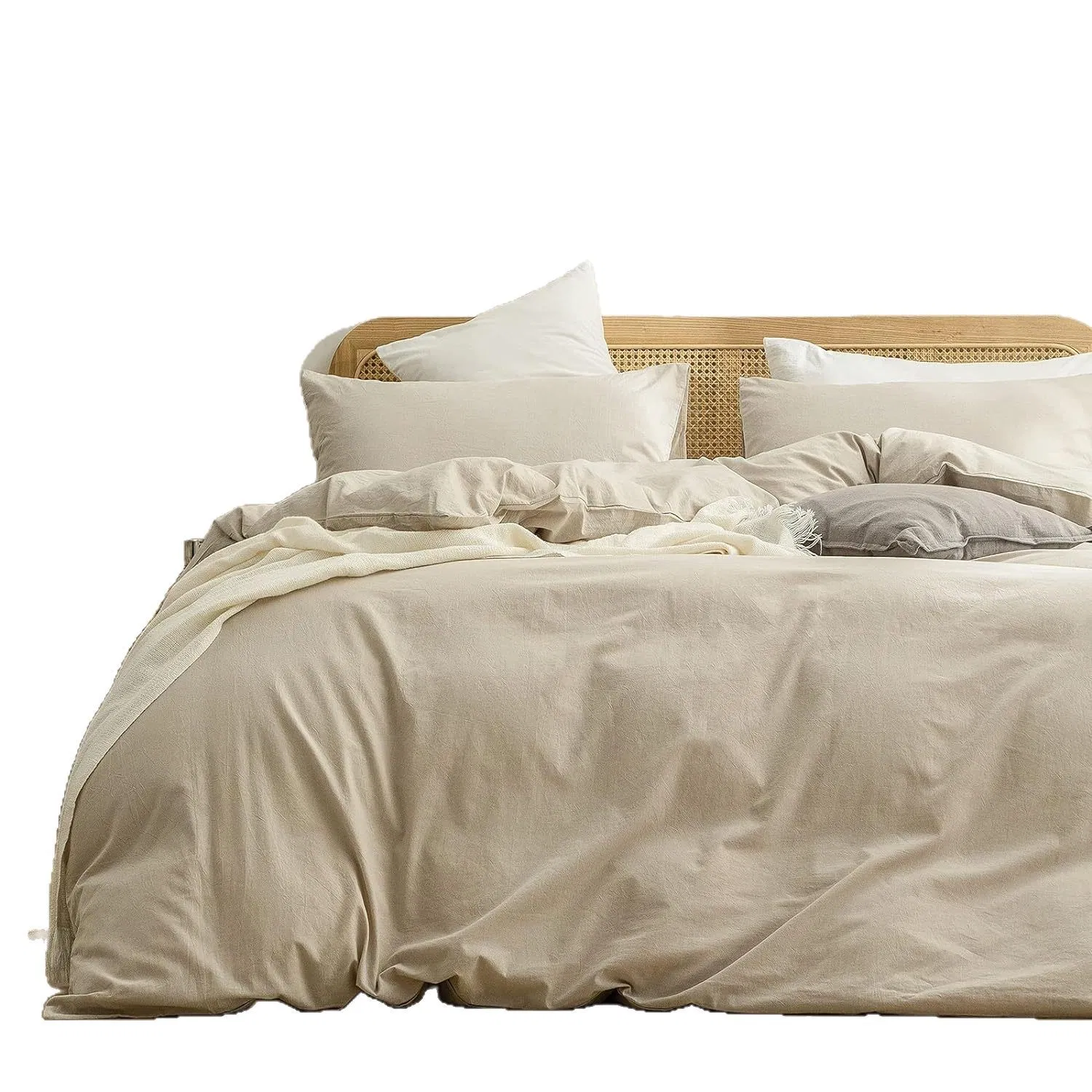 100% Cotton Soft Comfortable Bedroom Bed Sheet Set High